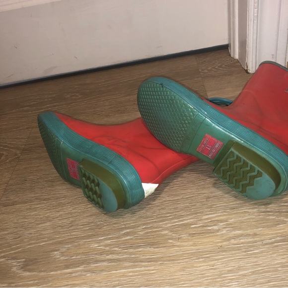 Ll Bean youth rubber rain boots size 13 - Picture 4 of 6
